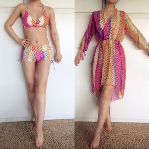 NWOT Gorgeous Swimwear & Coverup Dress